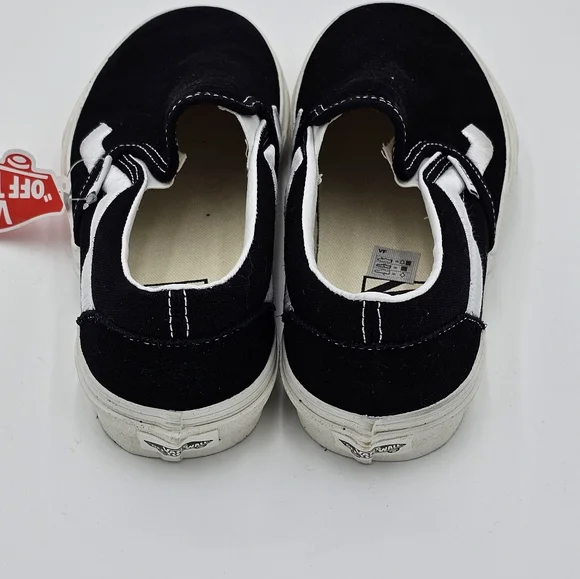 NWT Vans Black Suede Slip On Women's Size 8 (Men's 6.5) - Picture 2 of 3